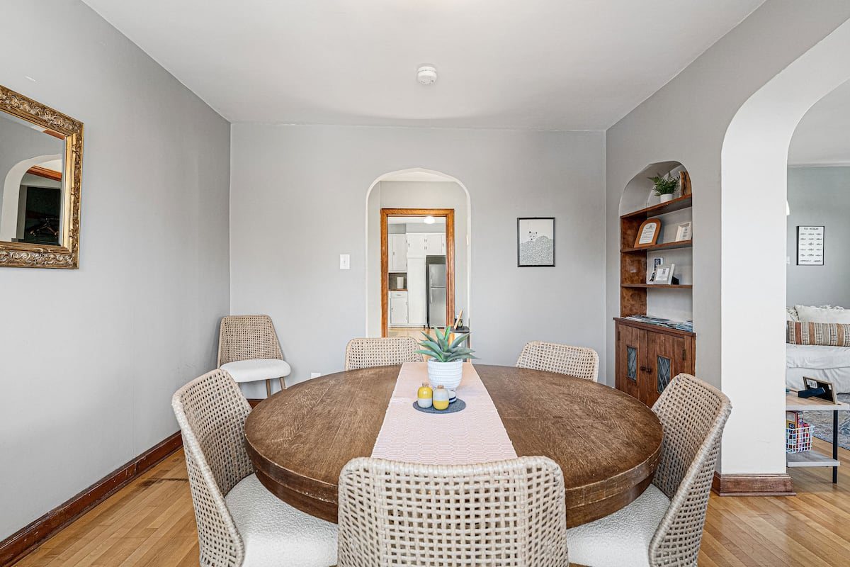 Dining area at Rail Street Retreat for group meals
