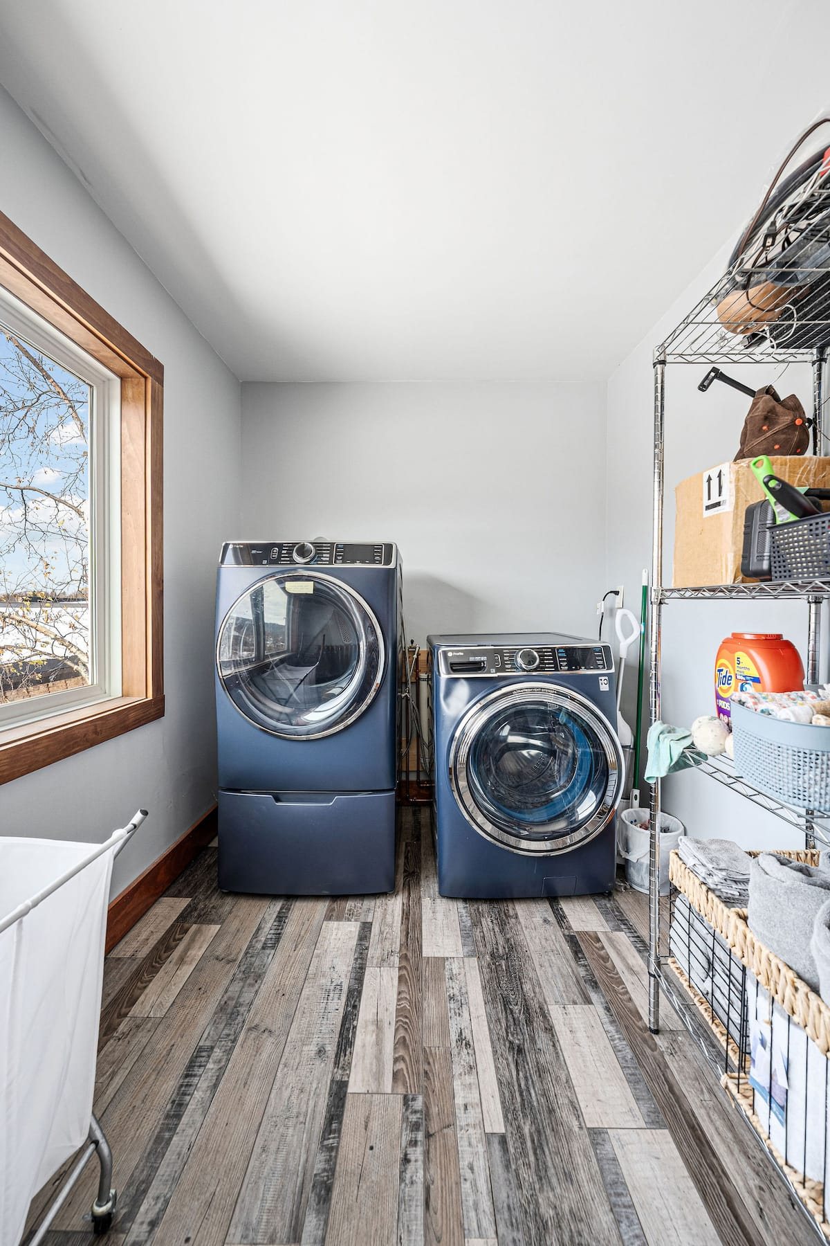 Washer and dryer available inside Rail Street Retreat
